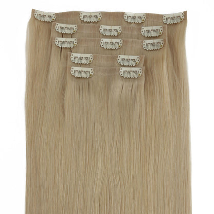 Warm Honey Blonde Seamless Clip-ins