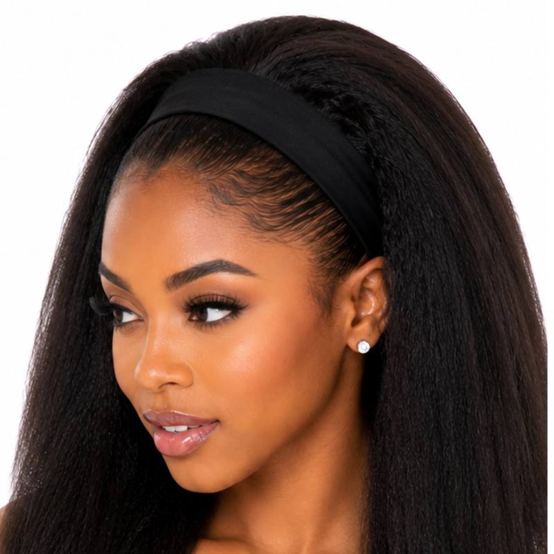 Kinky Straight Headband Wig