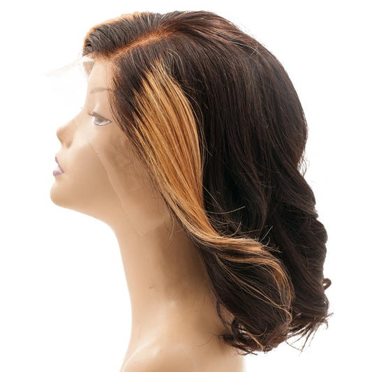 Honeycomb 13x4 Transparent Lace Front Bob Wig